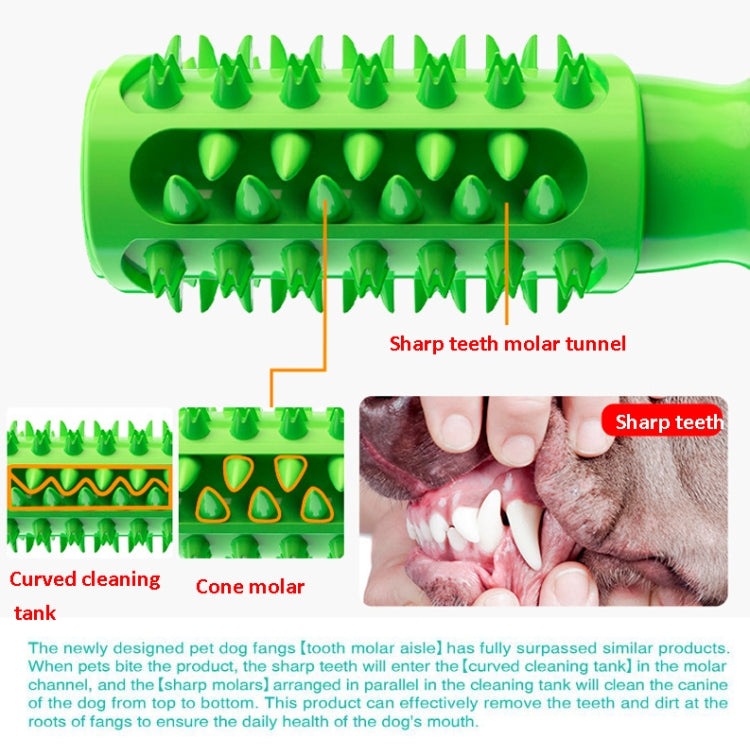 Suction Cup Sounding Dog Toy Bite Resistant Molar Stick Dog Toothbrush Pet Supplies