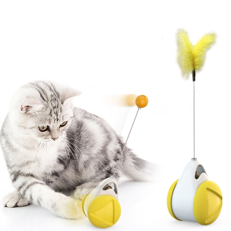 Cat Balance Swing Car Toy To Relieve Boredom Tumbler Funny Cat Stick