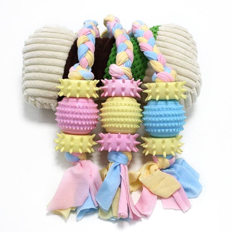 Pet Toys TPR Bite Resistance Dog Supplies Cotton Rope Cloth Toys, Specification: Lantern(Random Color Delivery)