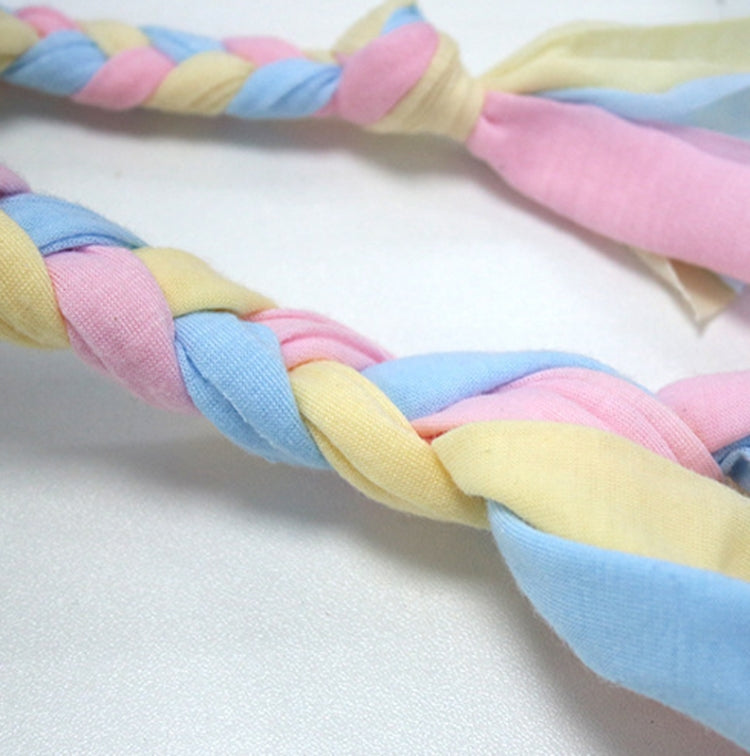 Pet Toys TPR Bite Resistance Dog Supplies Cotton Rope Cloth Toys, Specification: Stabble Ring(Random Color Delivery)