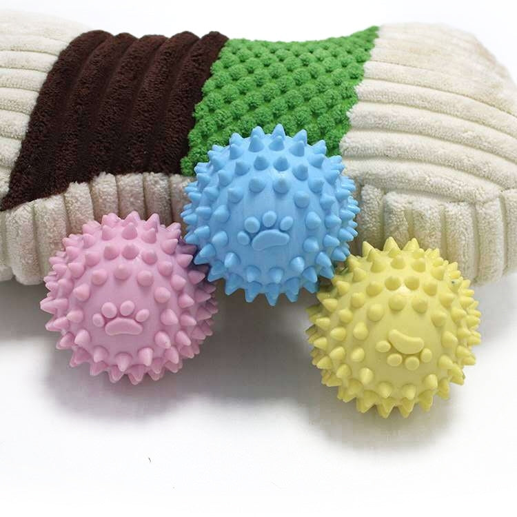 Pet Toys TPR Bite Resistance Dog Supplies Cotton Rope Cloth Toys, Specification: Footprint(Random Color Delivery)