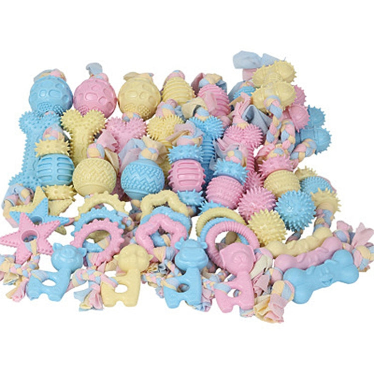 Pet Toys TPR Bite Resistance Dog Supplies Cotton Rope Cloth Toys, Specification: Maji Ball(Random Color Delivery)