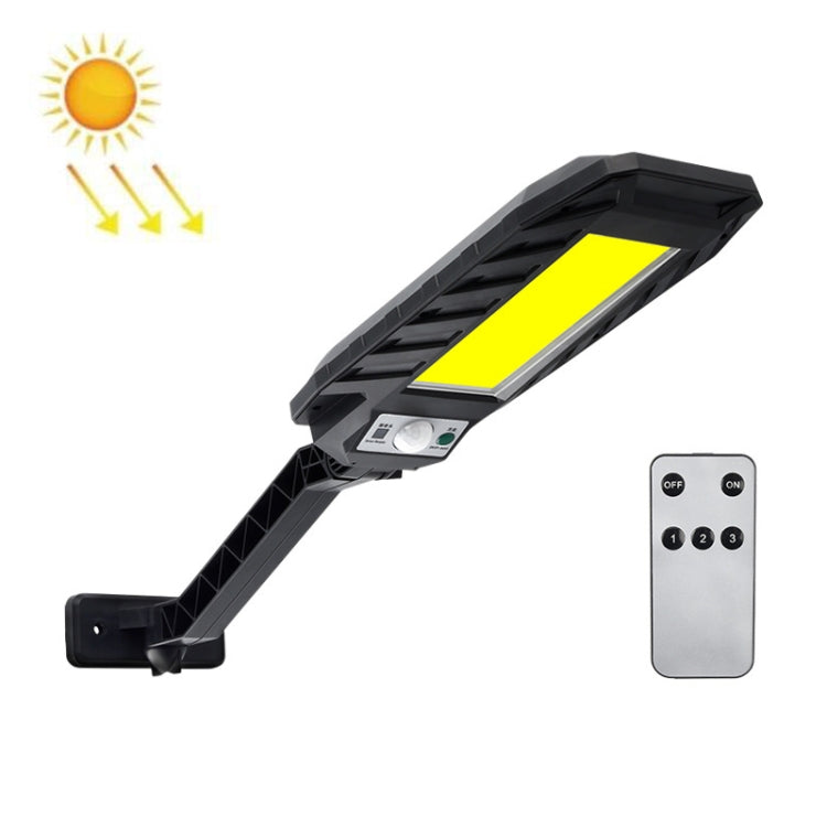 TG-TY050 Solar Diamond Wall Lamp Outdoor Garden Waterproof Body Sensing Remote Control Street Light, Style: 120 COB