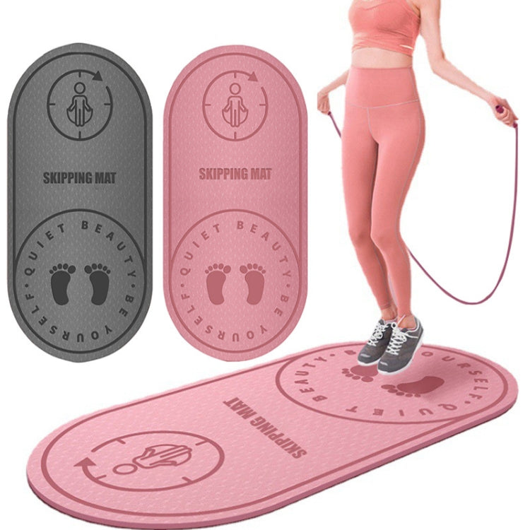 8mm TPE Sound-Absorbing And Shock-Absorbing Skipping Mat Home Indoor Sports Fitness Mat