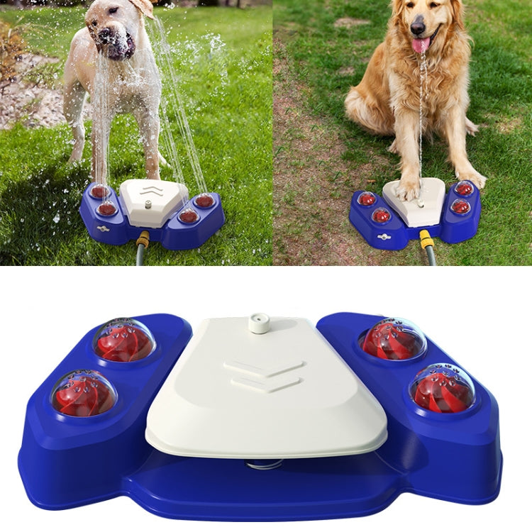 Dog Feet Step On Automatic Feeder Water Dispenser Summer Bathing Water Spray Pet Supplies