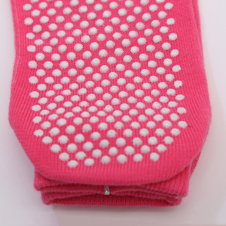 2 Pairs Four Seasons Cotton Five-Toed Yoga Socks Silicone Non-Slip Five-Toed Socks