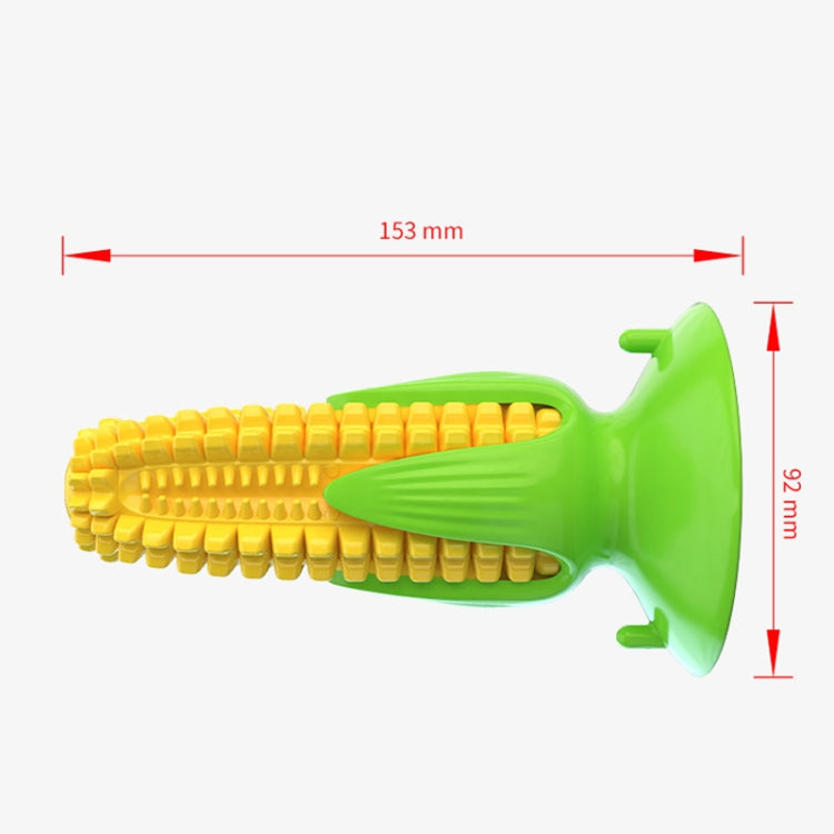 Pet Supplies Suction Cup Corn Sounding Dog Toy Molar Stick Chewing Dog Toothbrush(Classic Corn Three Generations)