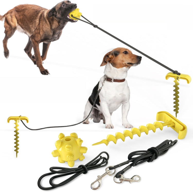 Pet Tethered Dog Pile Dog Molar Ball Traction Rope Toy
