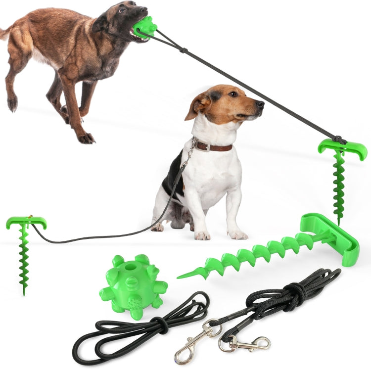 Pet Tethered Dog Pile Dog Molar Ball Traction Rope Toy