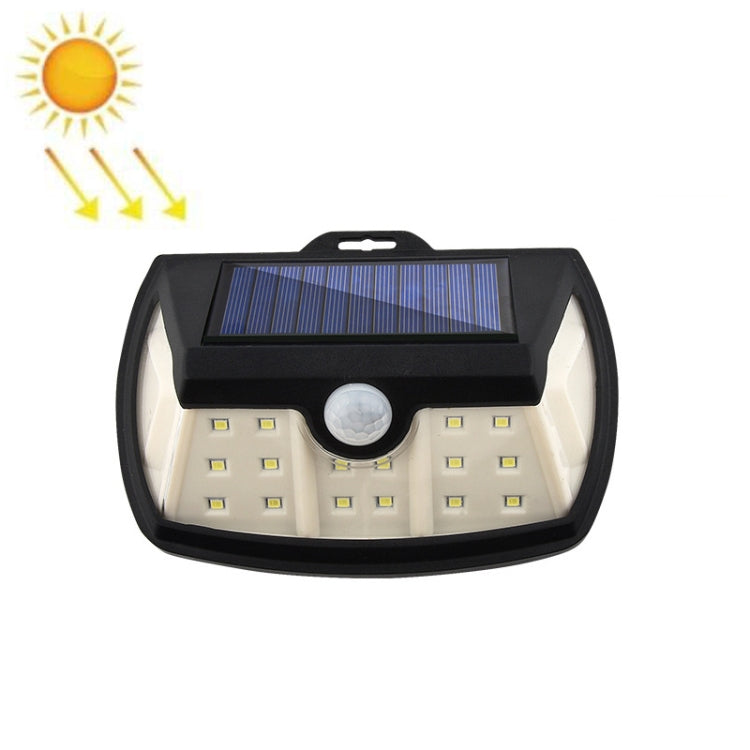 TG-TY064 Three-Sided Floodlit Solar Wall Lamp Body Sensing Landscape Garden Light, Style: 28 SMD