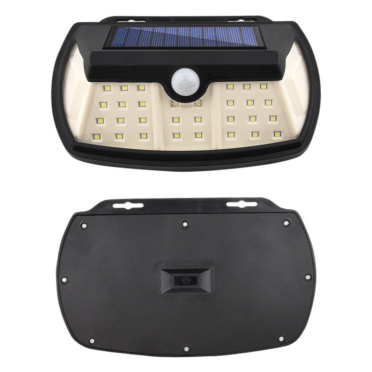 TG-TY064 Three-Sided Floodlit Solar Wall Lamp Body Sensing Landscape Garden Light, Style: 28 SMD