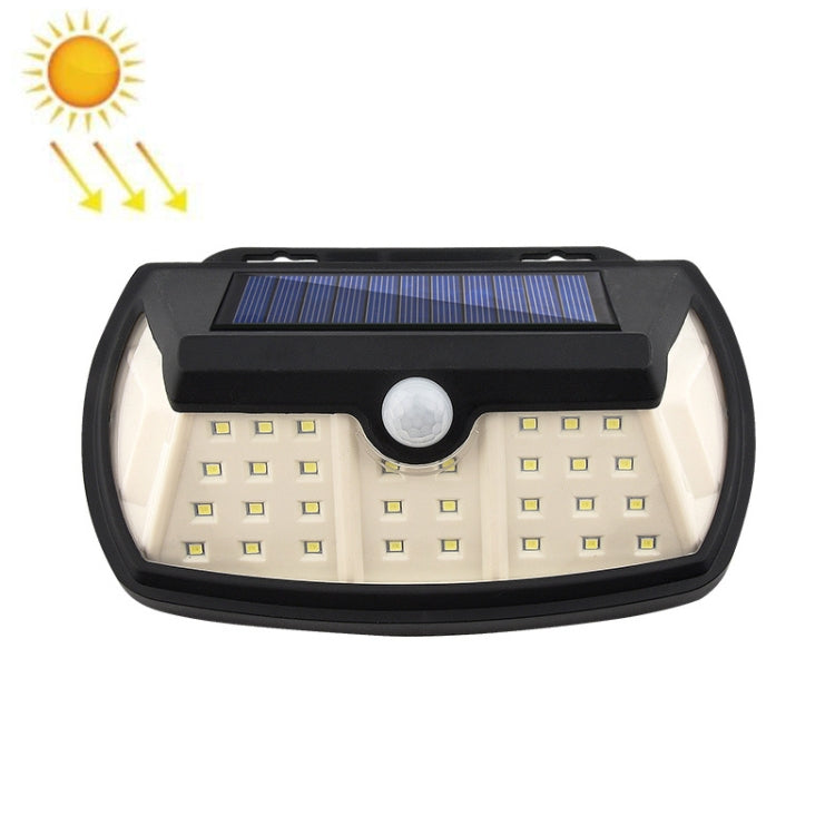 TG-TY064 Three-Sided Floodlit Solar Wall Lamp Body Sensing Landscape Garden Light, Style: 42 SMD