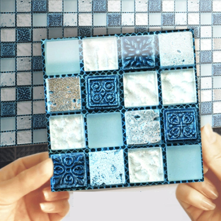 20 PCS / Set Kitchen Stove Oil-Proof Sticker Ceramic Tile Decoration Self-Adhesive Wall Sticker, Specification: Crystal Film