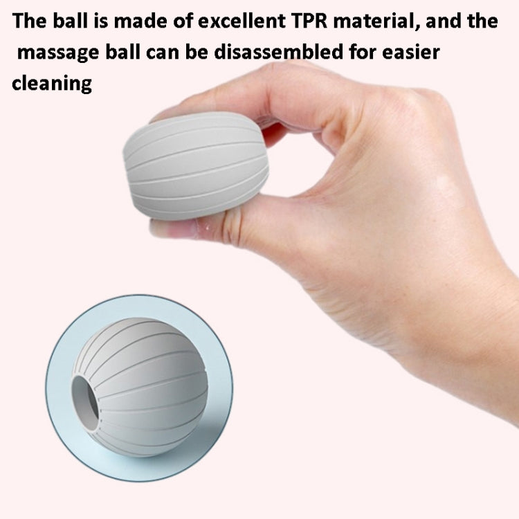 Manual Five-ball Cervical Spine Massager Muscle Relaxation Waist Neck Shoulder Multifunctional Massager,Random Color Delivery