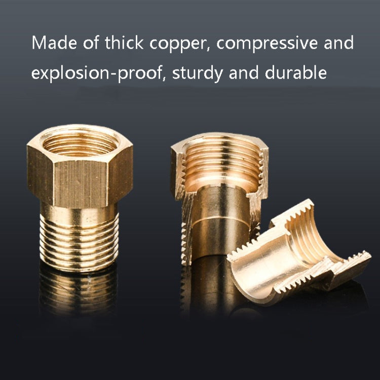 2 PCS Copper Toilet Water Heater Check Valve Water Stop Check Valve Connector(A1)