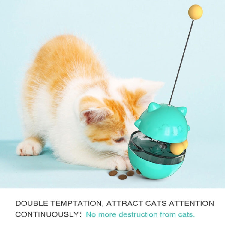 Cat Turntable Toy Leaking Food Ball Funny Cat Stick Tumbler Pet Toy