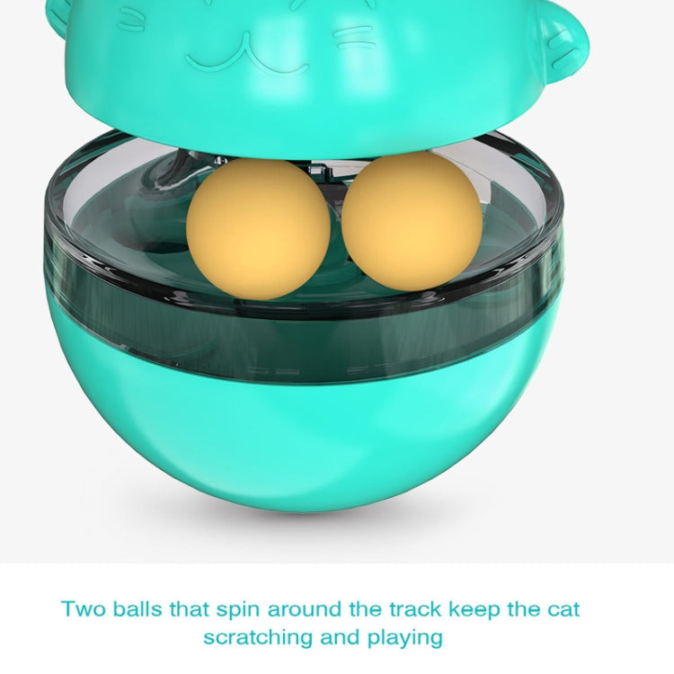 Cat Turntable Toy Leaking Food Ball Funny Cat Stick Tumbler Pet Toy