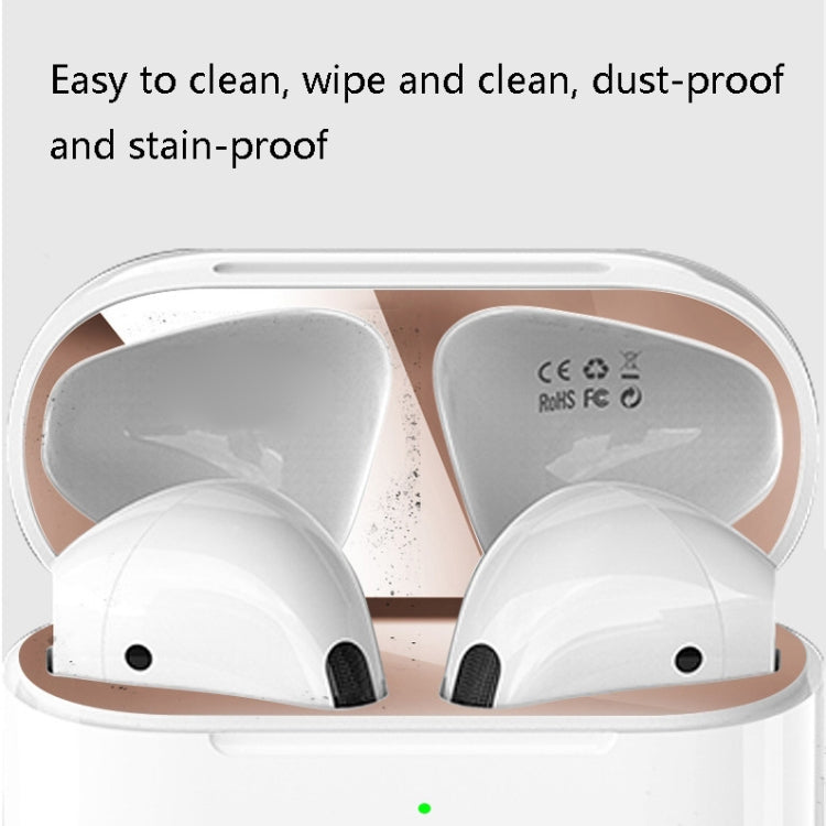 Charging Box Metal Dust Guard Sticker For AirPods Pro(Space Silver)
