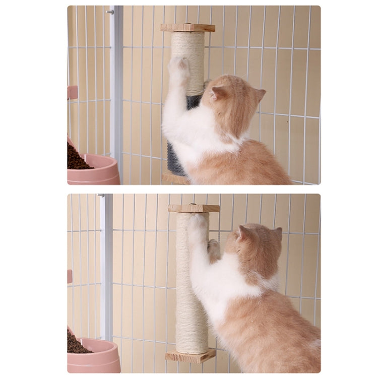 JMZ-1 Wear-Resistant Grinding Claw Toys Cat Cage Anti-Boring Toy, Specification: Hemp Rope Type