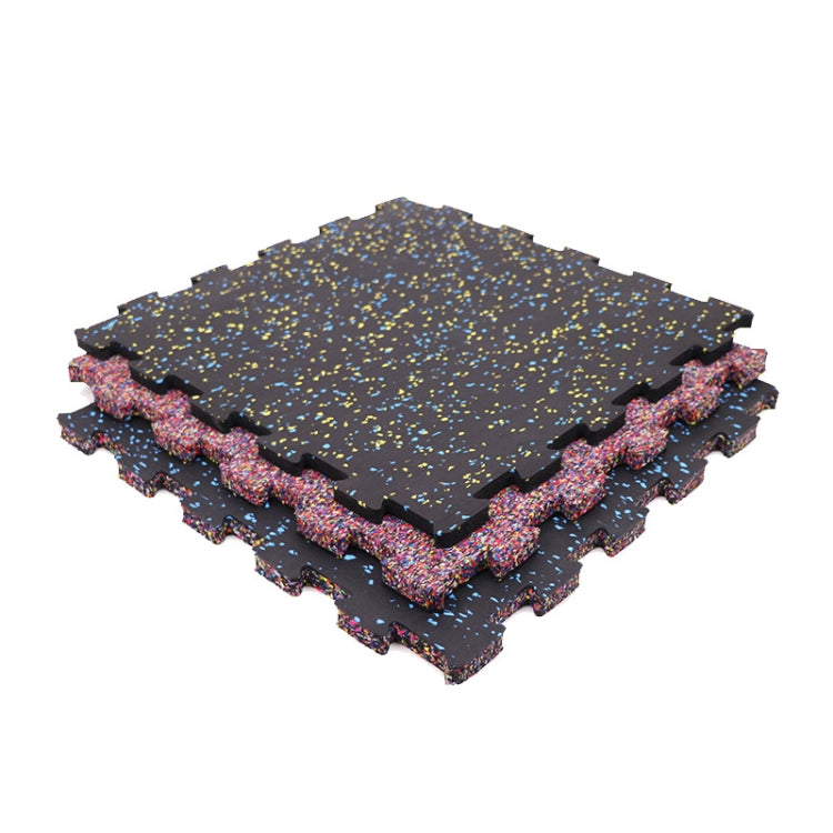 Outdoor Gym Splicing Non-Slip Shock-Absorbing & Sound-Proof Rubber Mat, Random Color Delivery, Specificationï¼š 50x50x15mm 15 Percent Surface Layer