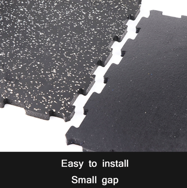 Outdoor Gym Splicing Non-Slip Shock-Absorbing & Sound-Proof Rubber Mat, Random Color Delivery, Specificationï¼š 50x50x15mm 15 Percent Surface Layer