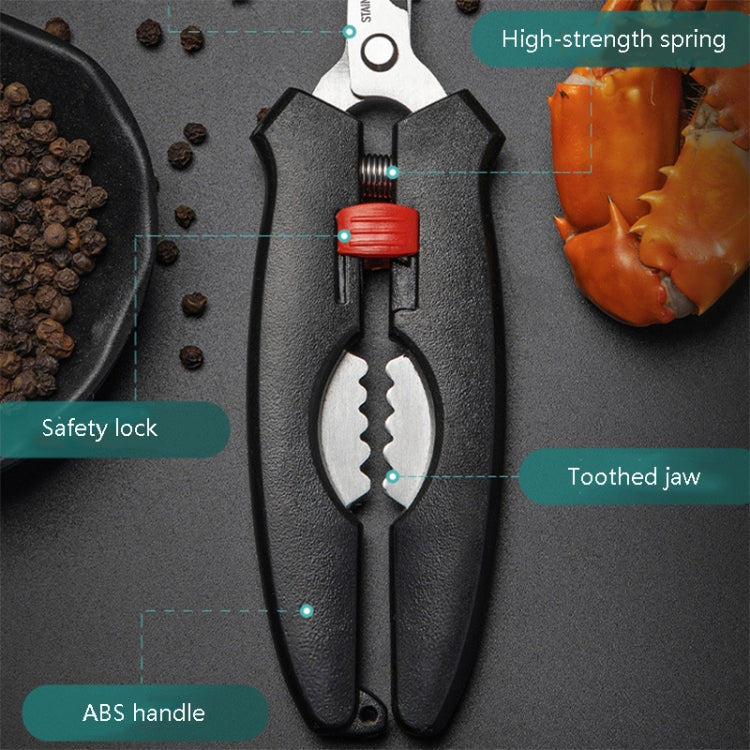 Crab Tool 304 Stainless Steel Crab Fork Crab Scissors Crab Needle,Style: 4 Fork 1 Knife