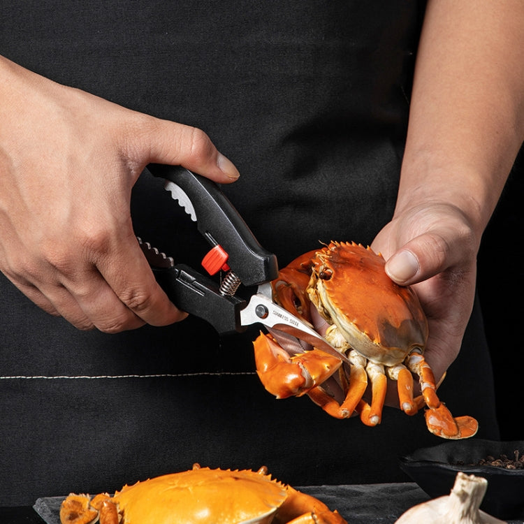 Crab Tool 304 Stainless Steel Crab Fork Crab Scissors Crab Needle,Style: 4 Fork 1 Knife 1 Box