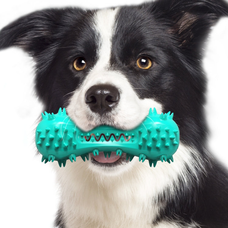 Sounding Dumbbell Dog Toy Molar Stick Resistant Biting Bone Toothbrush Pet Supplies