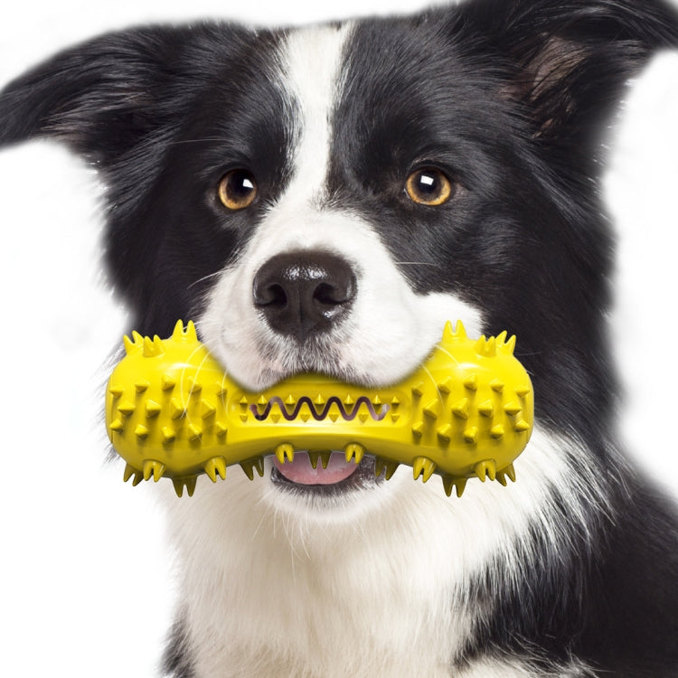 Sounding Dumbbell Dog Toy Molar Stick Resistant Biting Bone Toothbrush Pet Supplies