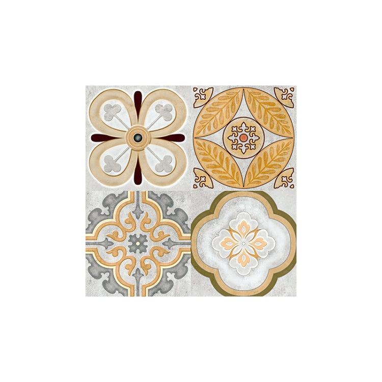 5 PCS Kitchen Waterproof And Oil-Proof Background Wall Stickers Bathroom Thickened Tiles Self-Adhesive Tile Wall Stickers
