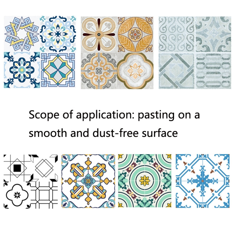 5 PCS Kitchen Waterproof And Oil-Proof Background Wall Stickers Bathroom Thickened Tiles Self-Adhesive Tile Wall Stickers