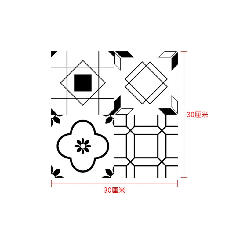 5 PCS Kitchen Waterproof And Oil-Proof Background Wall Stickers Bathroom Thickened Tiles Self-Adhesive Tile Wall Stickers