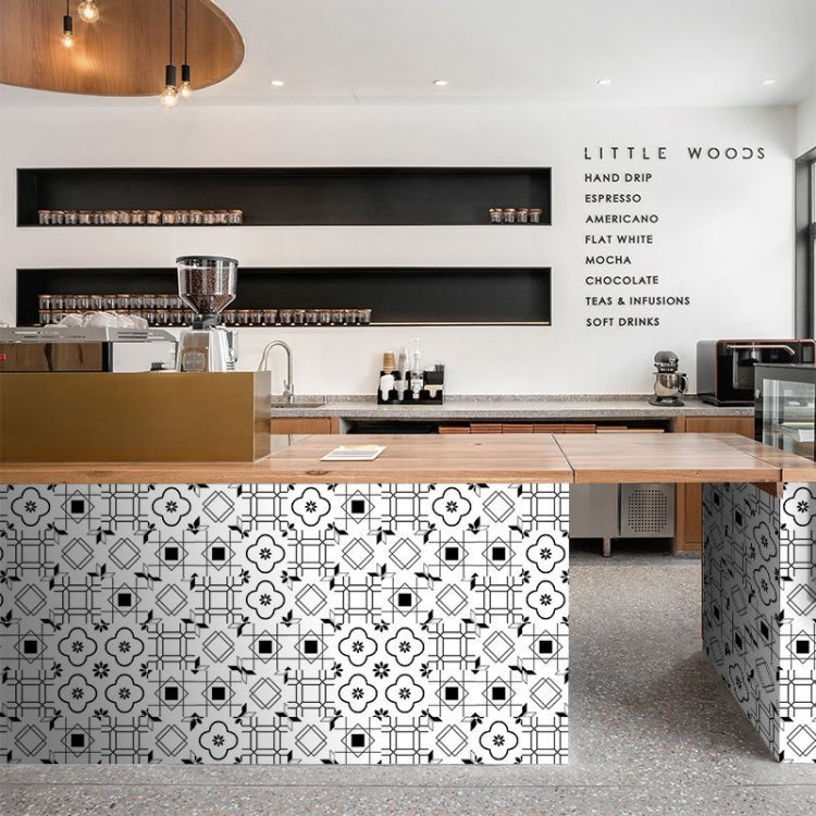 5 PCS Kitchen Waterproof And Oil-Proof Background Wall Stickers Bathroom Thickened Tiles Self-Adhesive Tile Wall Stickers