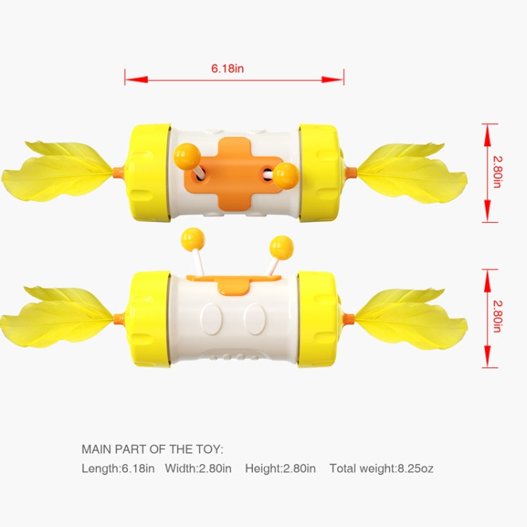 Funny Cat Stick Cat Toy Tumbler Cat Feather Fighting Cat Ball