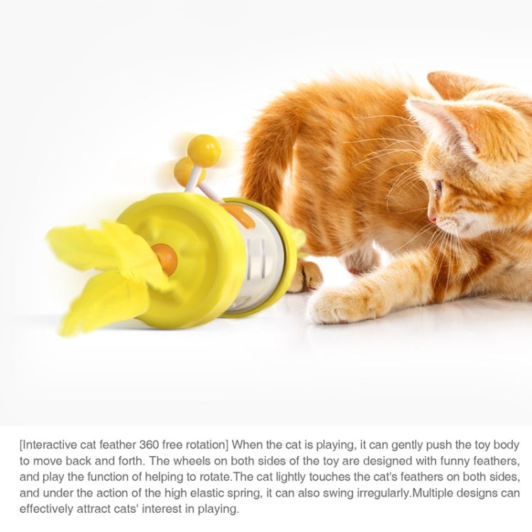 Funny Cat Stick Cat Toy Tumbler Cat Feather Fighting Cat Ball