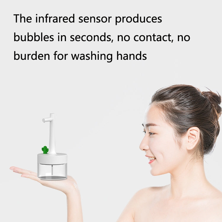 K6 Intelligent Sensor Soap Dispenser Household Automatic Foam Hand Washing Machine(White)