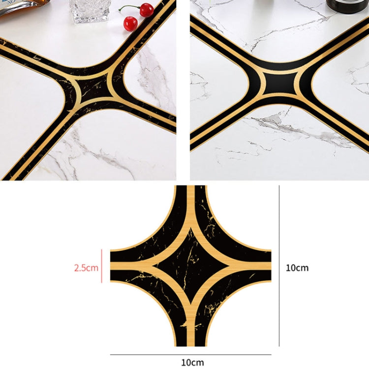 2 Sets Gap Beautification Moisture-Proof Wear-Resistant Floor Stickers