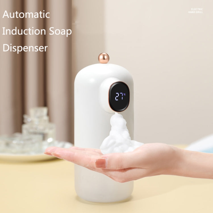 G6 Automatic Induction Soap Dispenser Smart Household Wall-Mounted Foam Hand Washing Machine, Color: Pink
