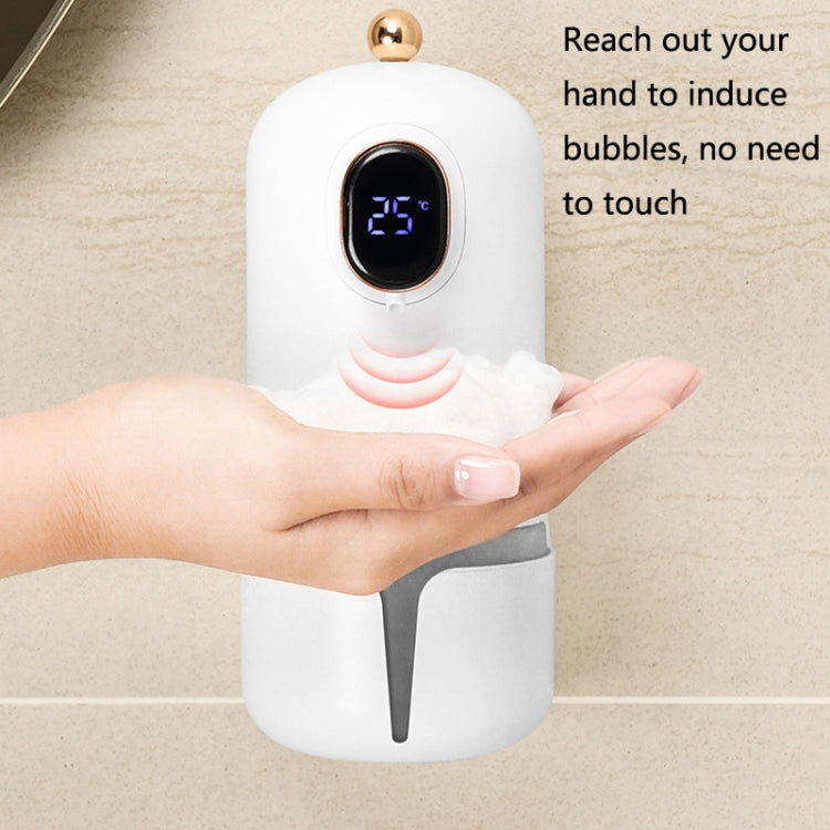 G6 Automatic Induction Soap Dispenser Smart Household Wall-Mounted Foam Hand Washing Machine, Color: Pink