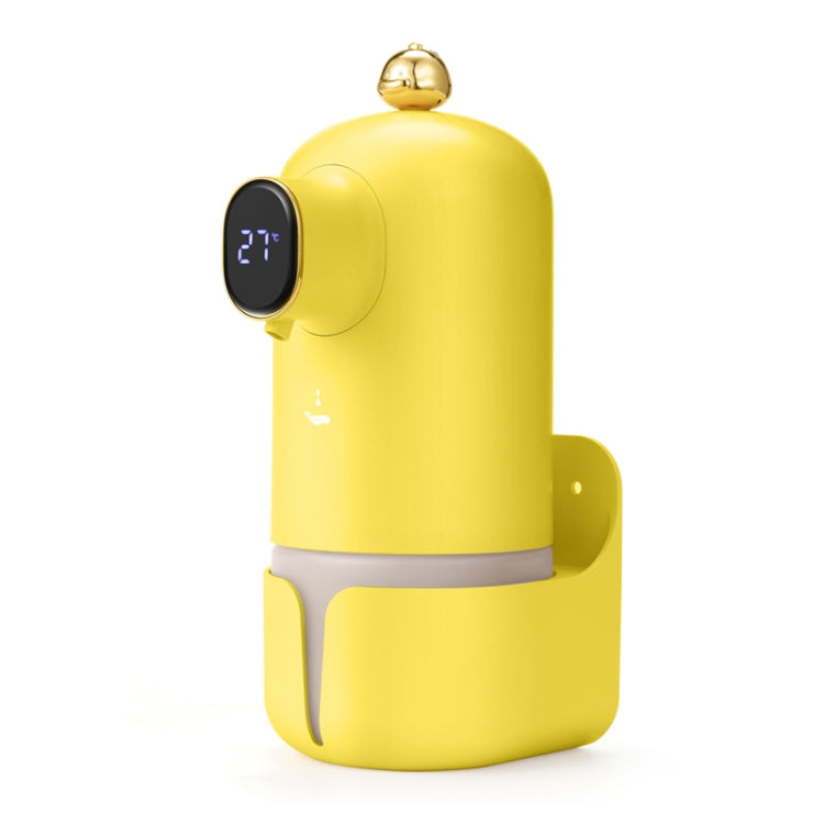 G6 Automatic Induction Soap Dispenser Smart Household Wall-Mounted Foam Hand Washing Machine, Color: Yellow