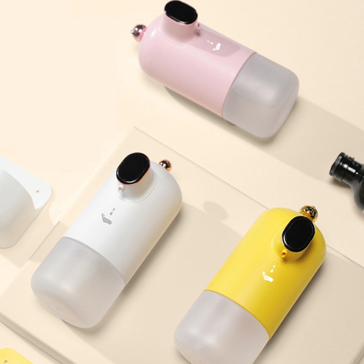 G6 Automatic Induction Soap Dispenser Smart Household Wall-Mounted Foam Hand Washing Machine, Color: Yellow