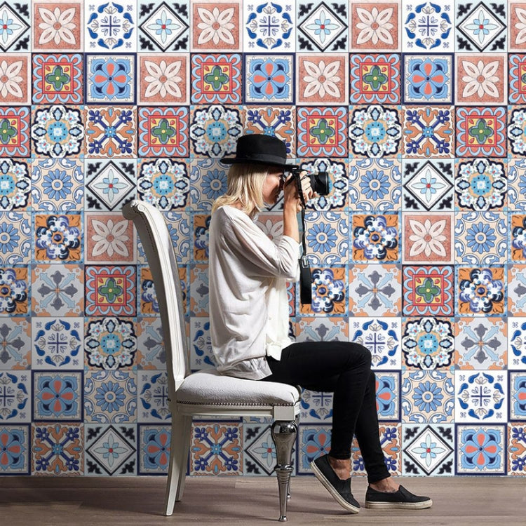 Thickened 3D Self-Adhesive Wall Tile Sticker Kitchen Oil-Proof PVC Sticker