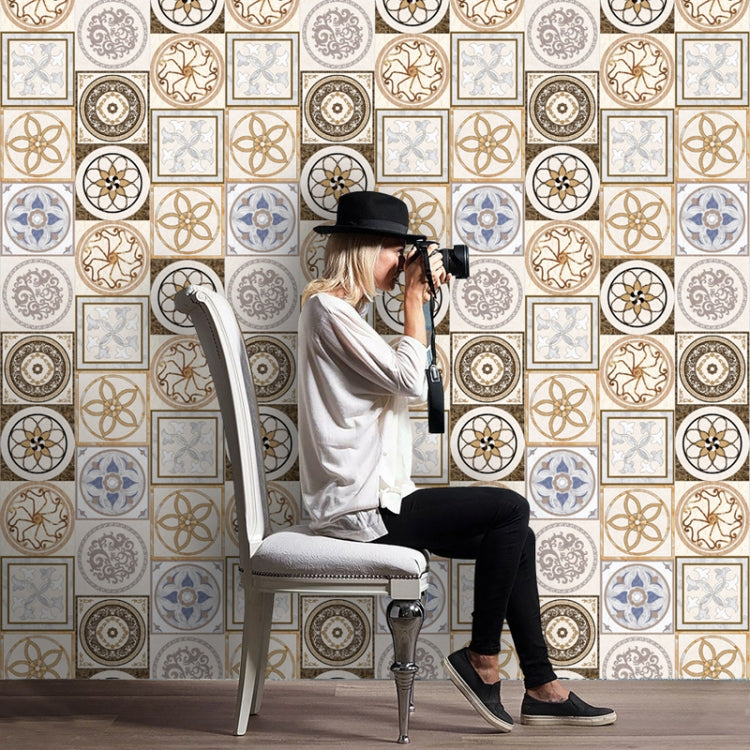 Thickened 3D Self-Adhesive Wall Tile Sticker Kitchen Oil-Proof PVC Sticker