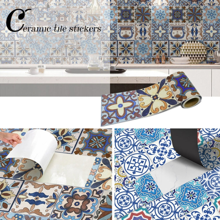 Thickened 3D Self-Adhesive Wall Tile Sticker Kitchen Oil-Proof PVC Sticker