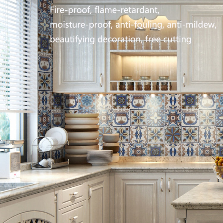 Thickened 3D Self-Adhesive Wall Tile Sticker Kitchen Oil-Proof PVC Sticker