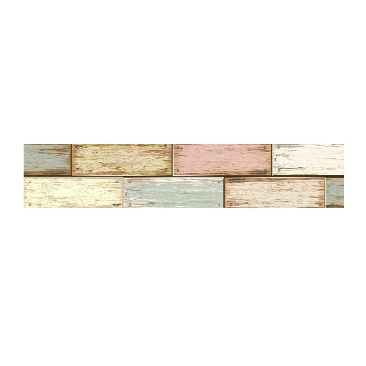 PVC Wood Grain Wall Stickers Bedroom Waterproof Wood Board Stickers Living Room Self-Adhesive Non-Slip Floor Stickers, Specification: Dumb Film Style