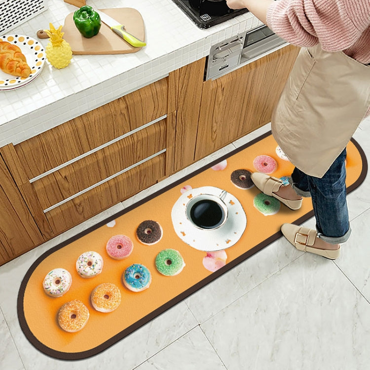 PVC Kitchen Non-Slip Floor Stickers Thickened Stickers Household Waterproof Floor Mats, Specification: 40x80cm