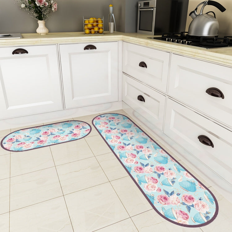 PVC Kitchen Non-Slip Floor Stickers Thickened Stickers Household Waterproof Floor Mats, Specification: 40x80cm