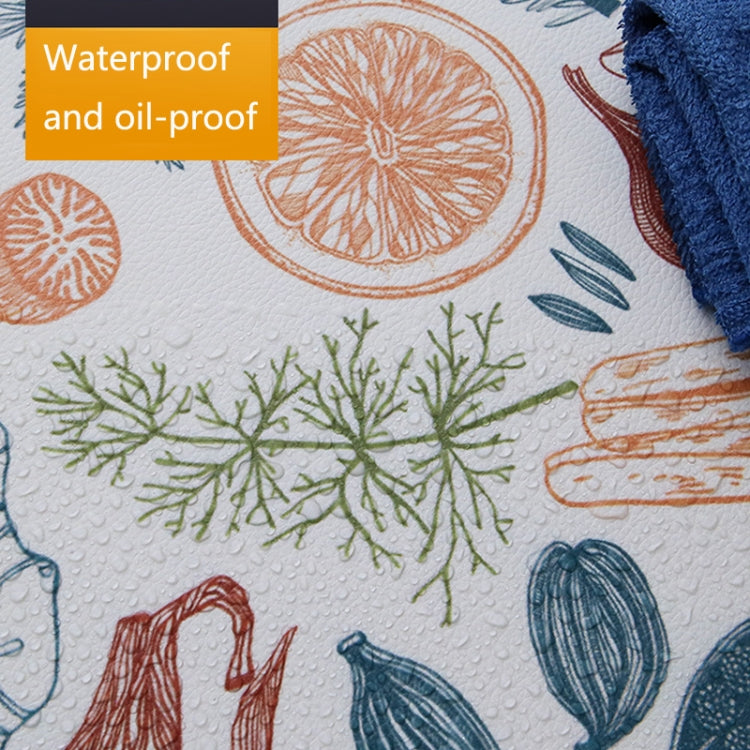 PVC Kitchen Non-Slip Floor Stickers Thickened Stickers Household Waterproof Floor Mats, Specification: 40x150cm