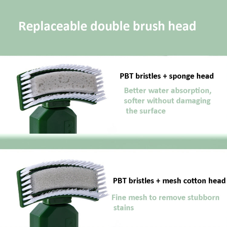 Multifunctional Add Liquid Kitchen Cleaning Bottle Brush Sink Brush Bathroom Wall Bathtub Sponge Brush